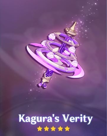 Kagura's Verity is Yae Miko's 5 star weapon