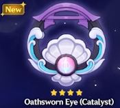 Oathsworn Eye is a 4 star catalyst